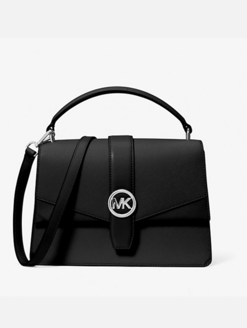 Michael Kors Greenwich Saffiano Leather Satchel - Picture 2 of 12
